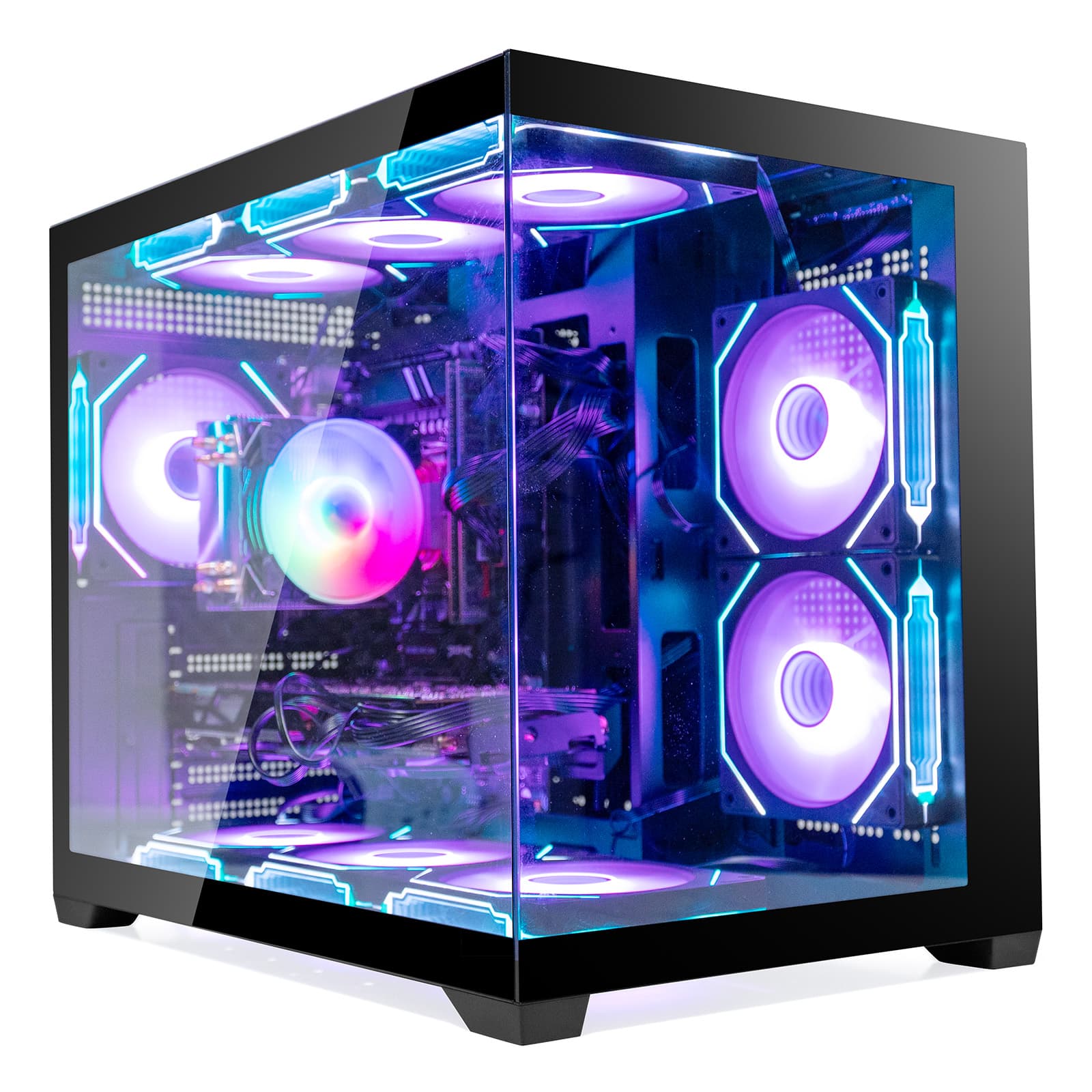 EVOUNIC Gaming PC with RGB lighting